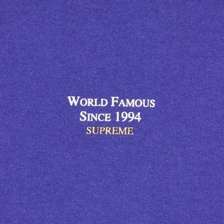 Supreme World Famous Micro Hoodie Purple