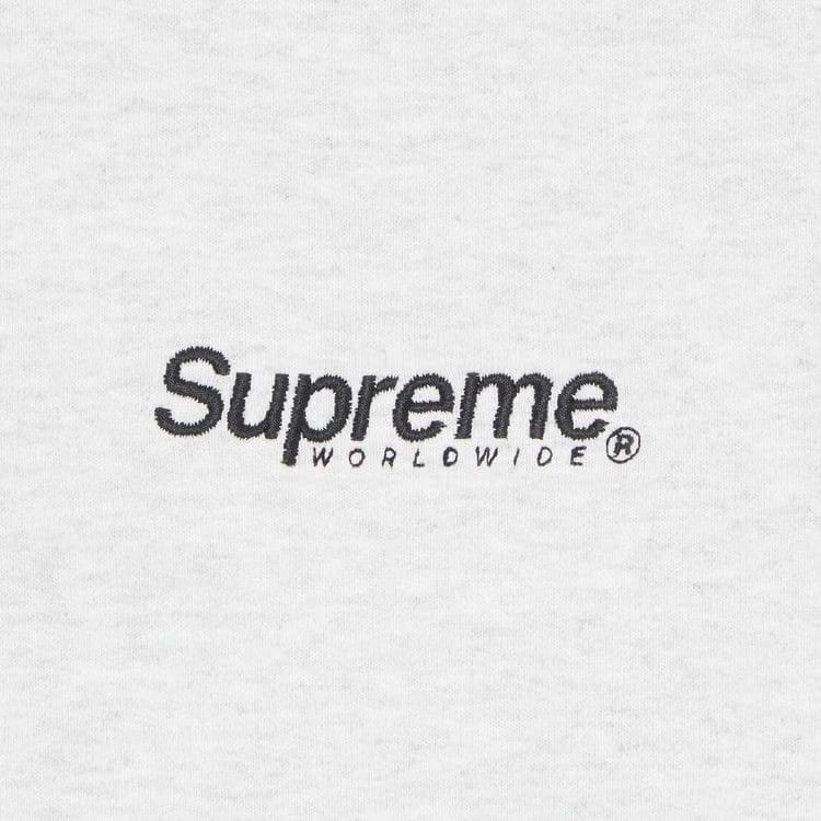 Supreme Worldwide Hoodie Ash Grey