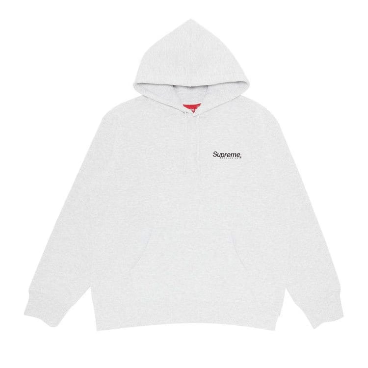 Supreme Worldwide Hoodie Ash Grey