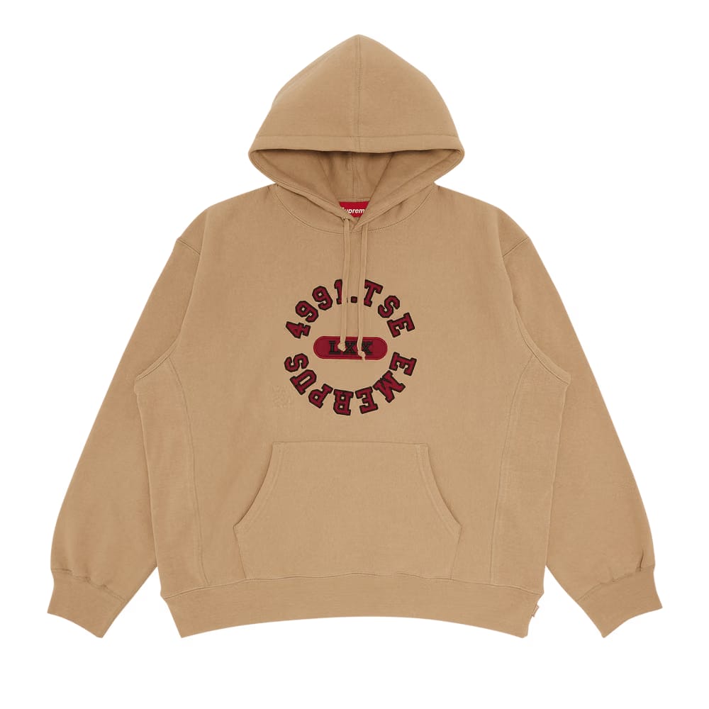 Supreme Reverse Hoodie Dark Tan