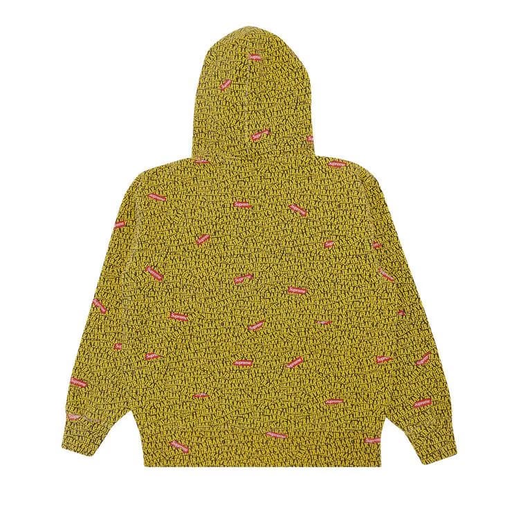 Supreme x IRAK Zip Up Hoodie Yellow