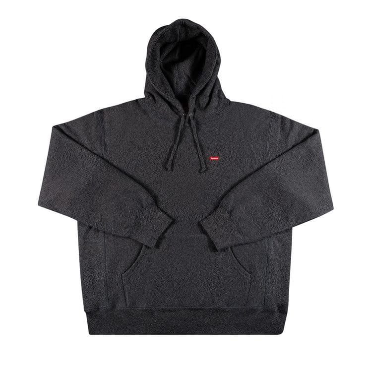 Supreme Small Box Hoodie Charcoal
