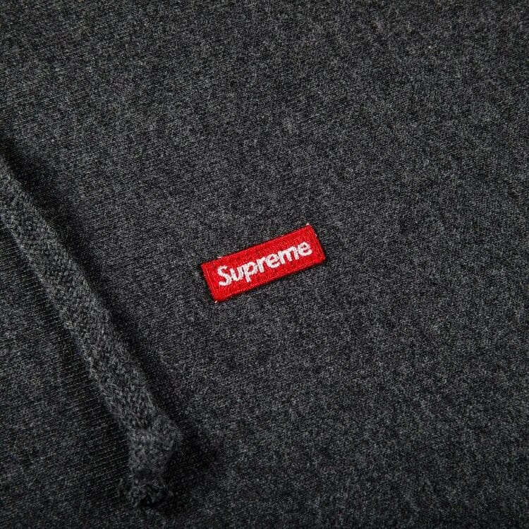 Supreme Small Box Hoodie Charcoal