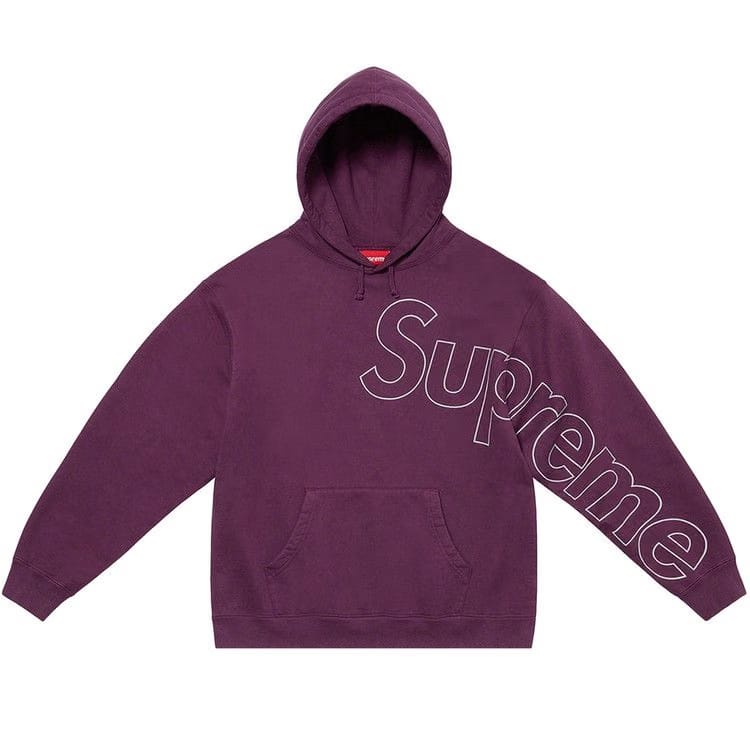 Supreme Reflective Hoodie Eggplant