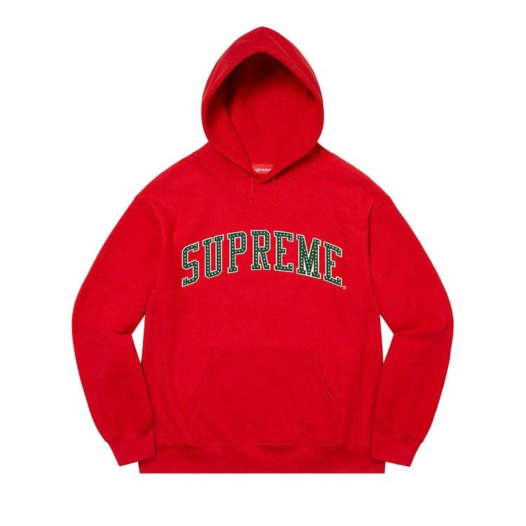 Supreme Stars Arc Hoodie Red