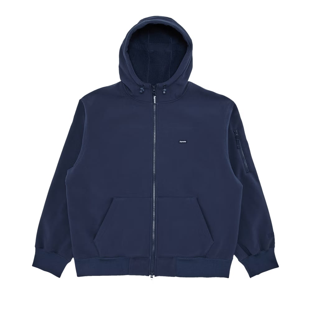 Supreme WINDSTOPPER Zip Up Hoodie Navy