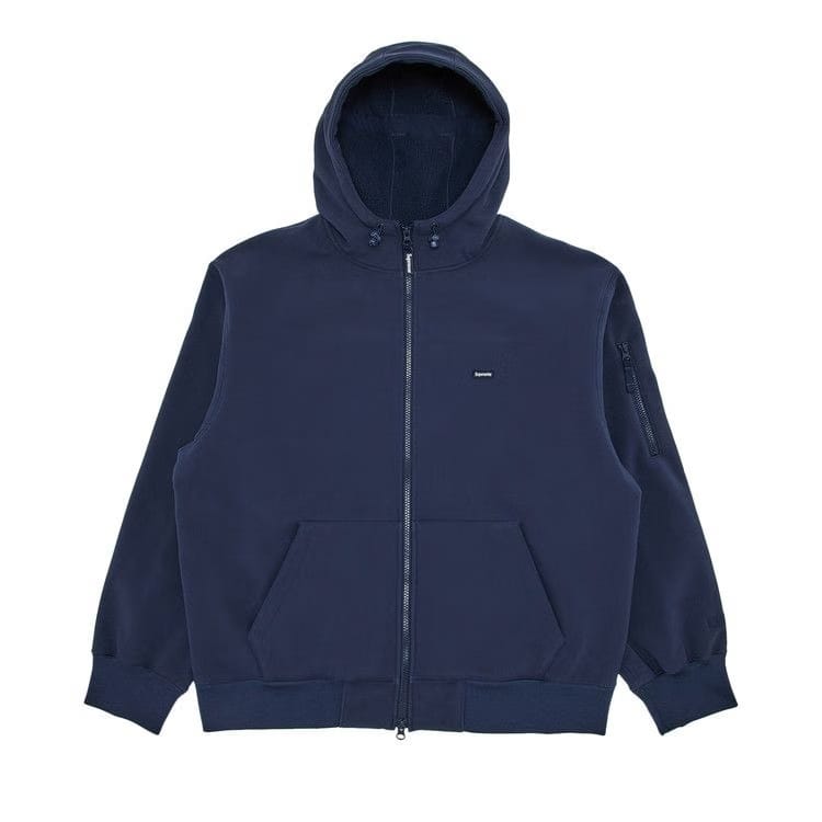 Supreme WINDSTOPPER Zip Up Hoodie Navy