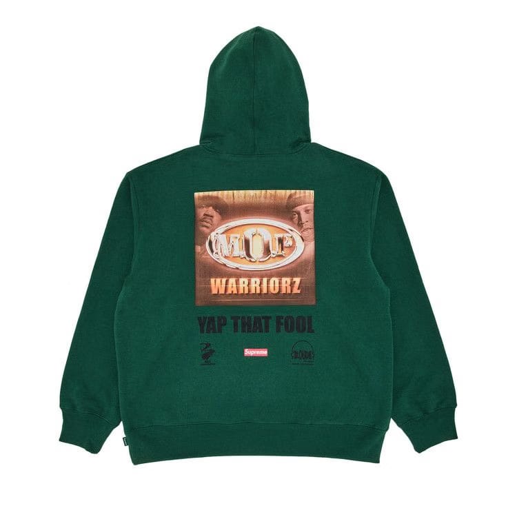 Supreme M.O.P. Hoodie Dark Green