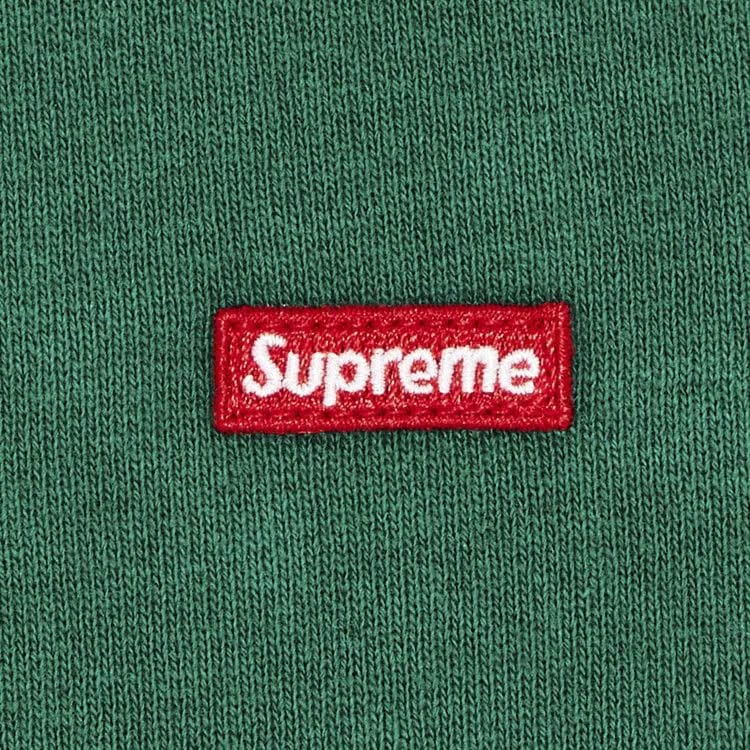 Supreme Small Box Hoodie Evergreen