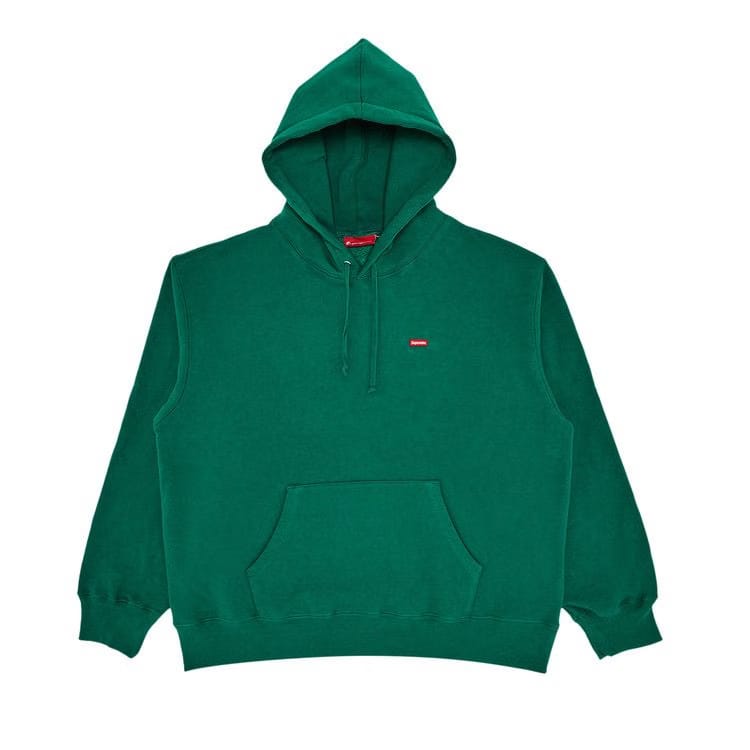 Supreme Small Box Hoodie Evergreen