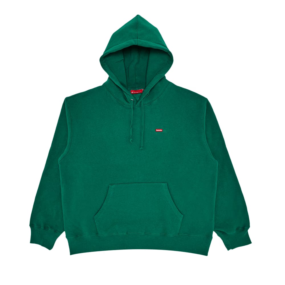 Supreme Small Box Hoodie Evergreen