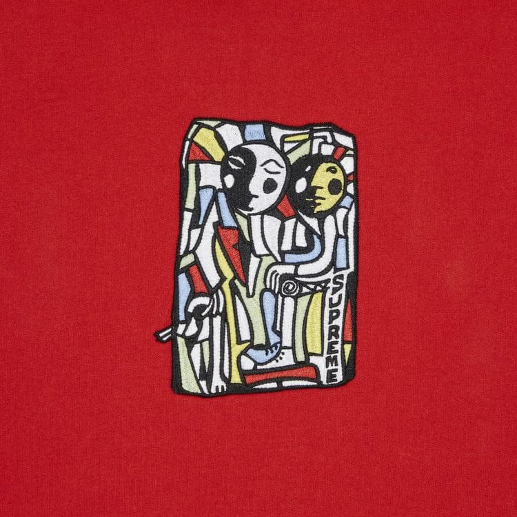 Supreme Neil Blender Mosaic Hoodie Burnt Red