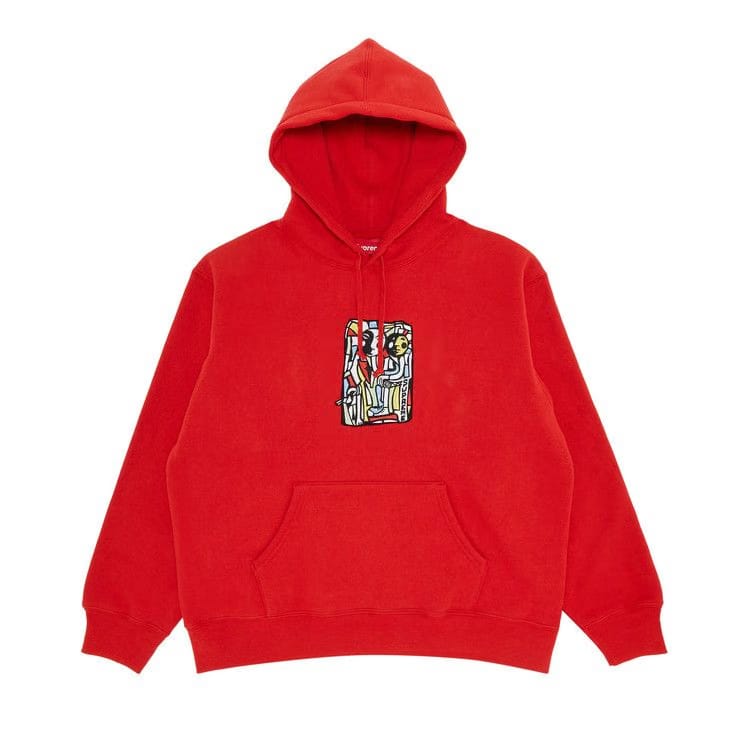 Supreme Neil Blender Mosaic Hoodie Burnt Red
