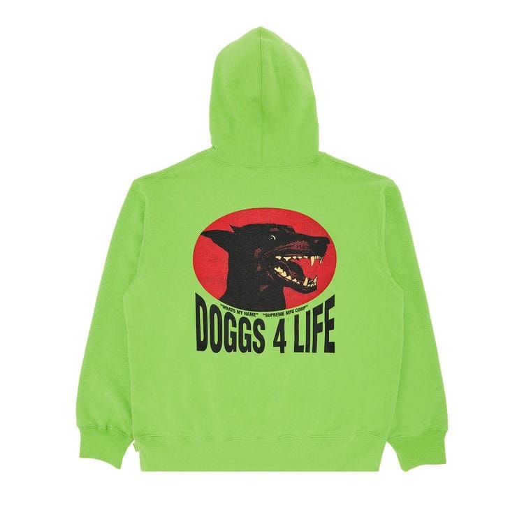 Supreme Doggs Hoodie Lime