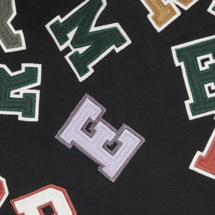 Supreme Scattered Appliqué Hoodie Black