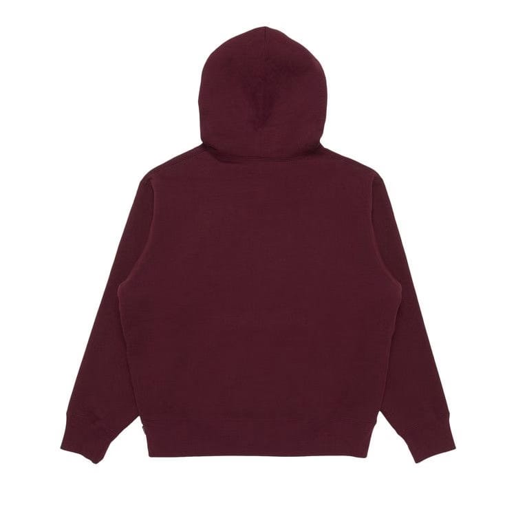 Supreme Rhinestone Shadow Hoodie Burgundy