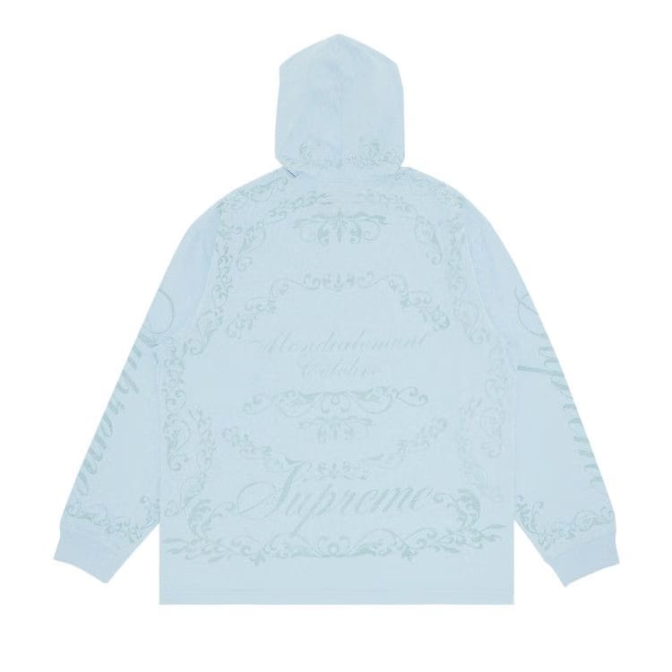 Supreme Celebr� Hooded Long-Sleeve Top Blue