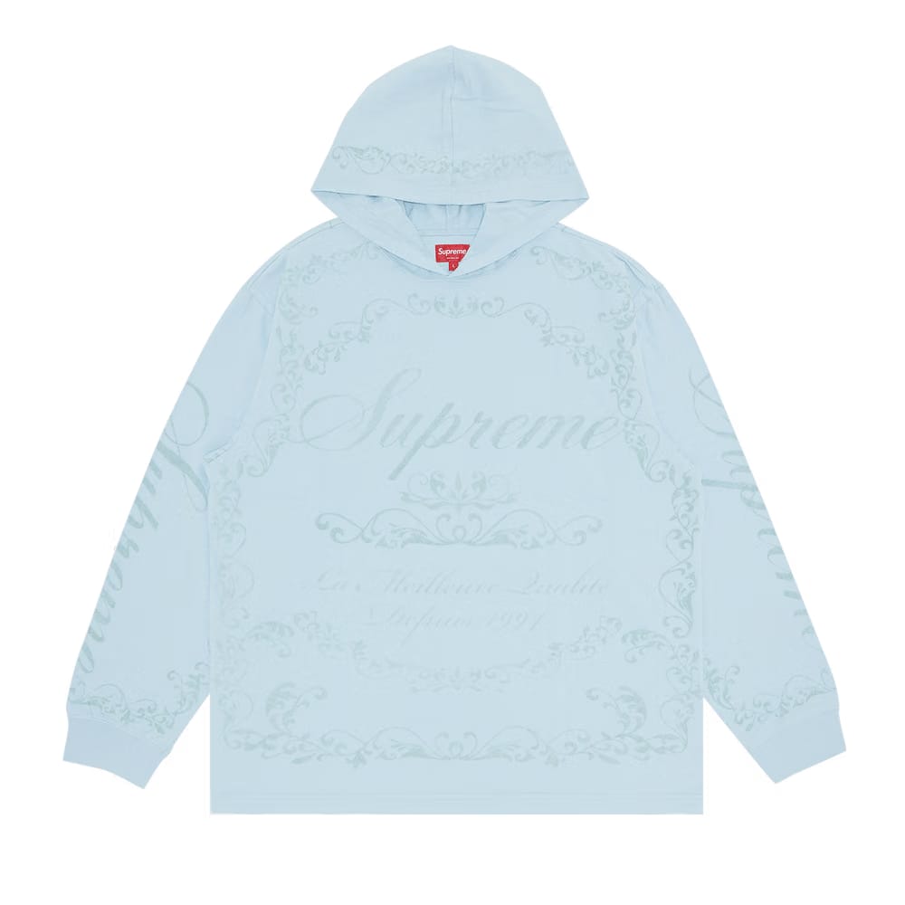 Supreme Celebr� Hooded Long-Sleeve Top Blue