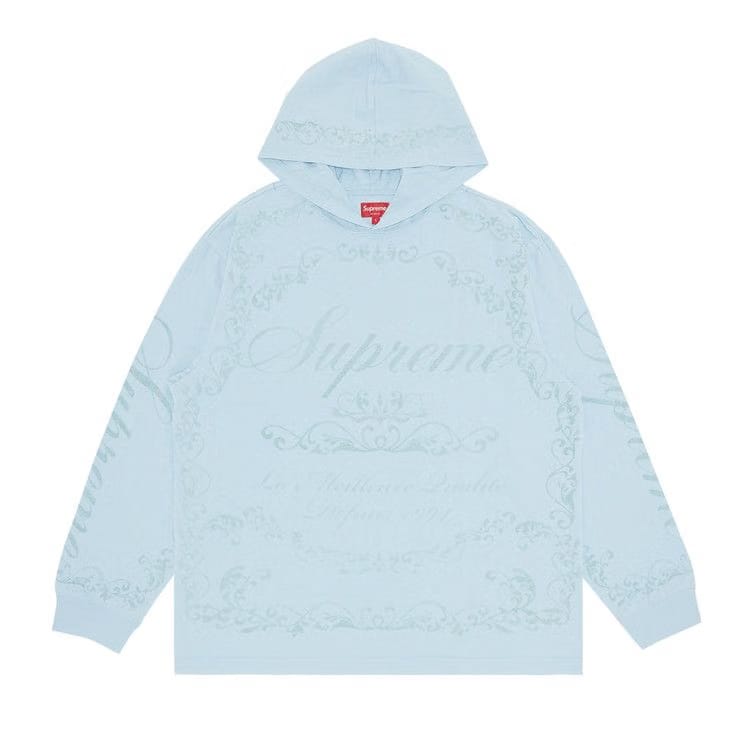 Supreme Celebr� Hooded Long-Sleeve Top Blue