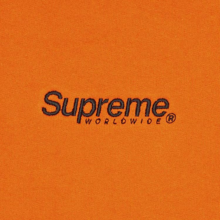 Supreme Worldwide Hoodie Dark Orange