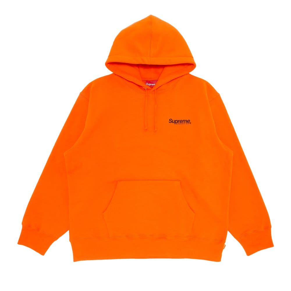 Supreme Worldwide Hoodie Dark Orange