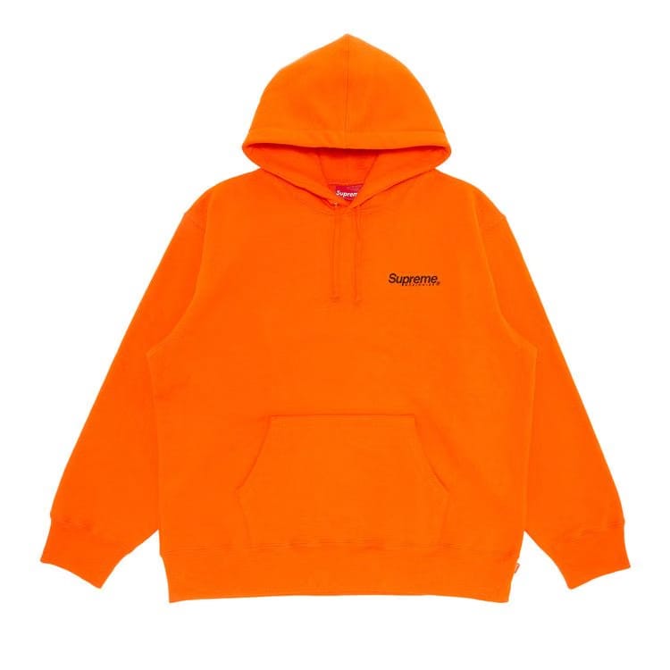 Supreme Worldwide Hoodie Dark Orange