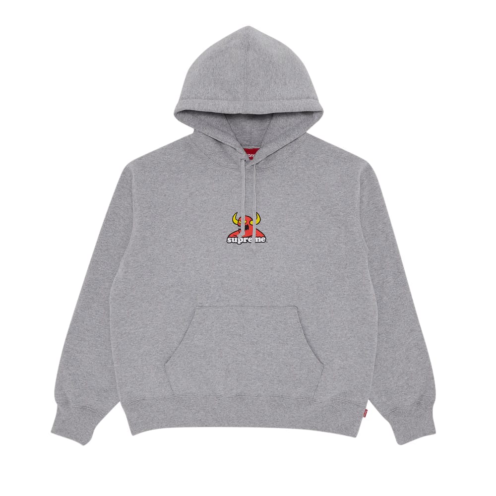 Supreme x Toy Machine Hoodie Heather Grey