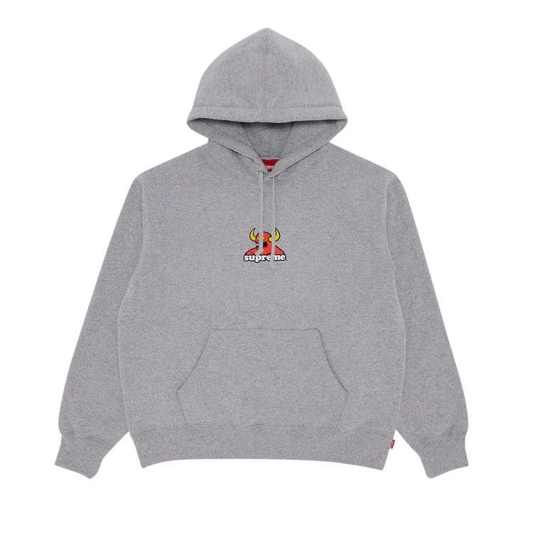 Supreme x Toy Machine Hoodie Heather Grey