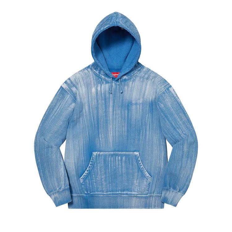 Supreme Brush Stroke Hoodie Pale Royal