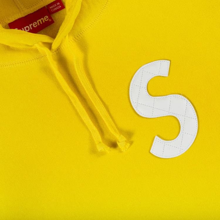 Supreme S Logo Hoodie Yellow