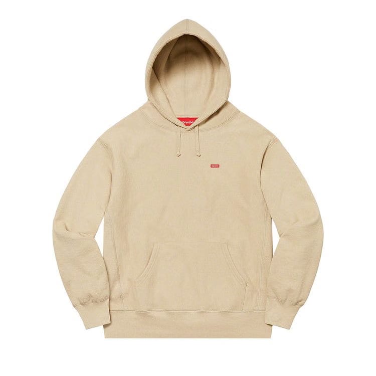 Supreme Small Box Hoodie Taupe