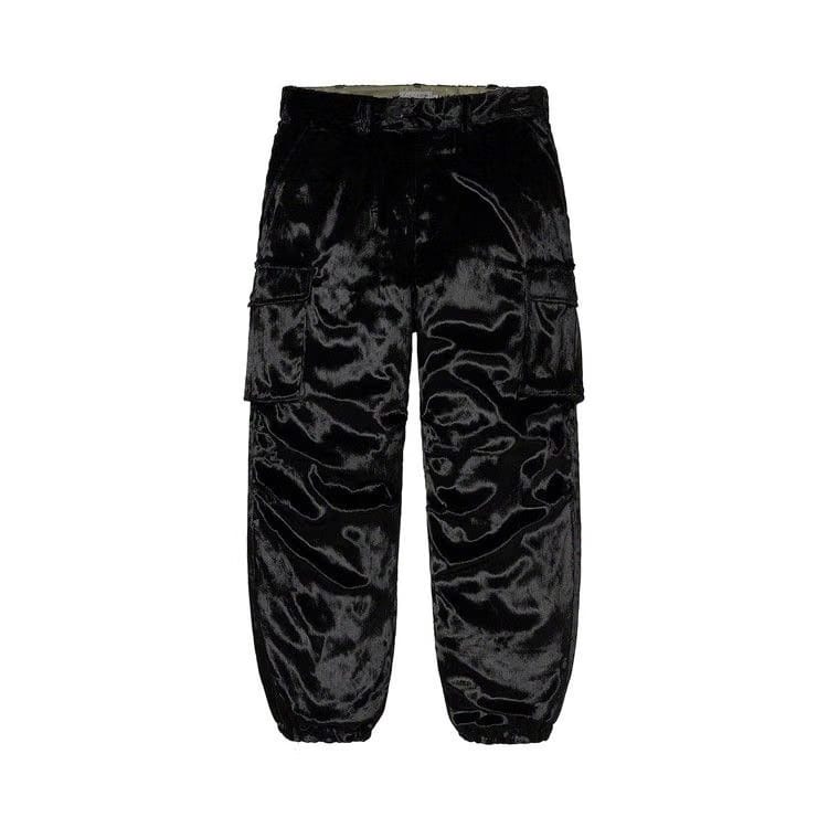 Supreme x Yohji Yamamoto Faux Fur Cargo Pant Black
