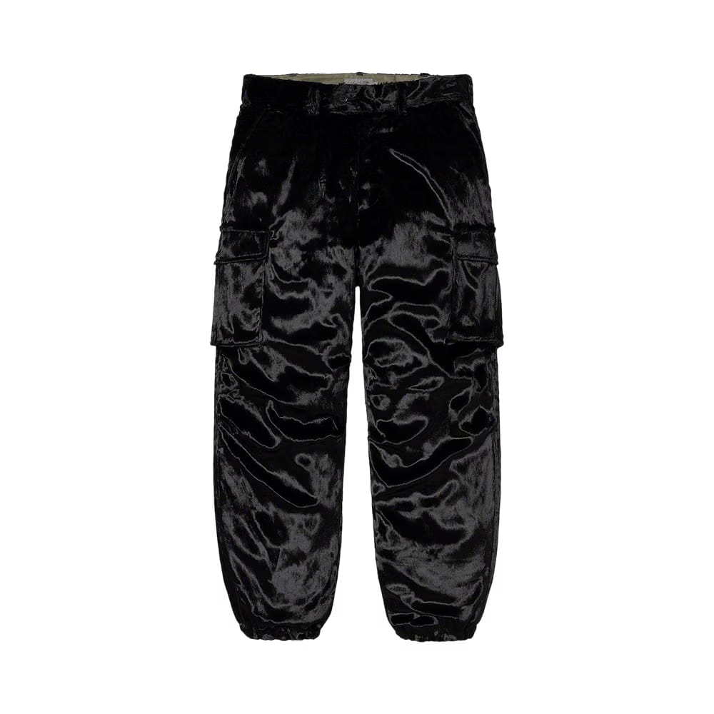 Supreme x Yohji Yamamoto Faux Fur Cargo Pant Black