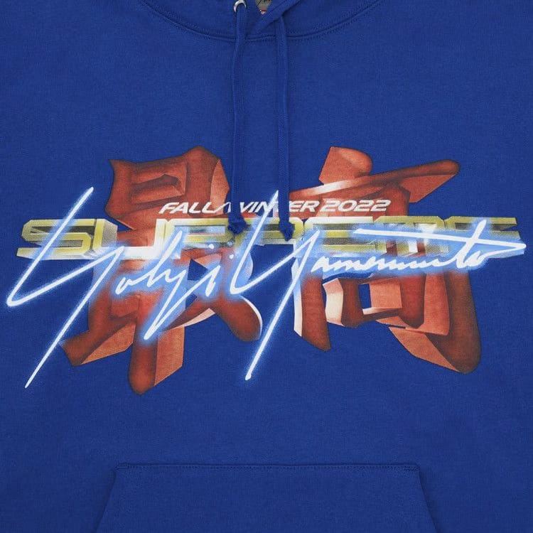 Supreme x Yohji Yamamoto x TEKKEN Hoodie Royal