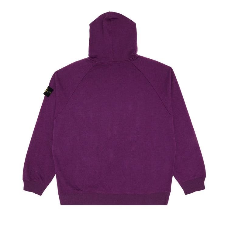 Supreme x Stone Island Stripe Hoodie Purple