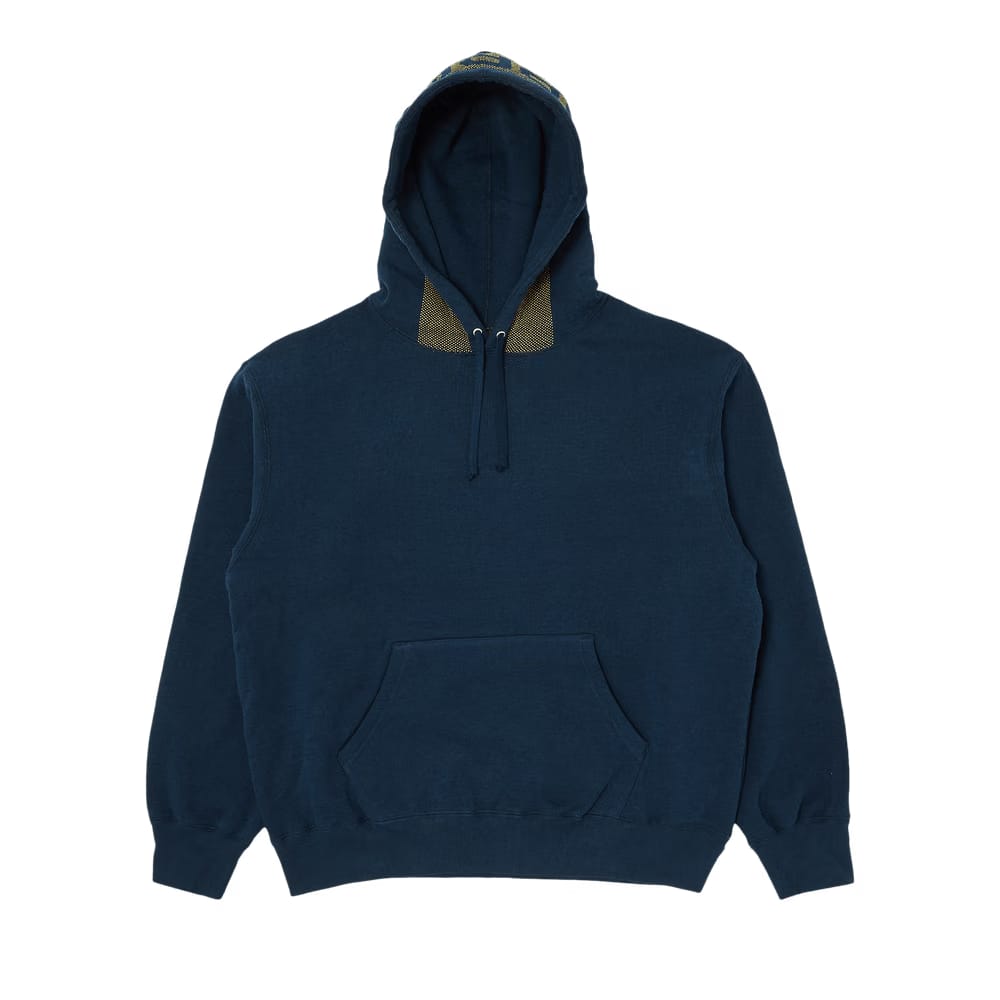 Supreme Jacquard Stripe Hoodie Navy