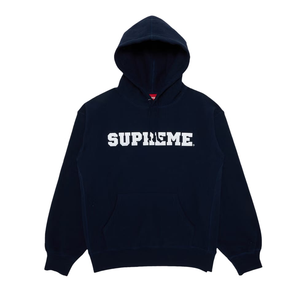 Supreme Collegiate Hoodie Navy