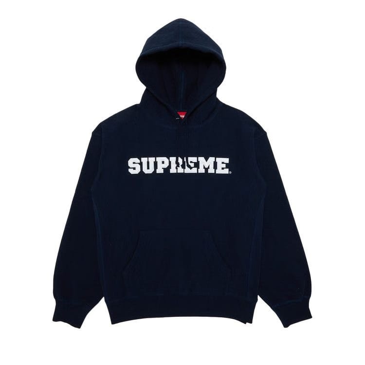 Supreme Collegiate Hoodie Navy