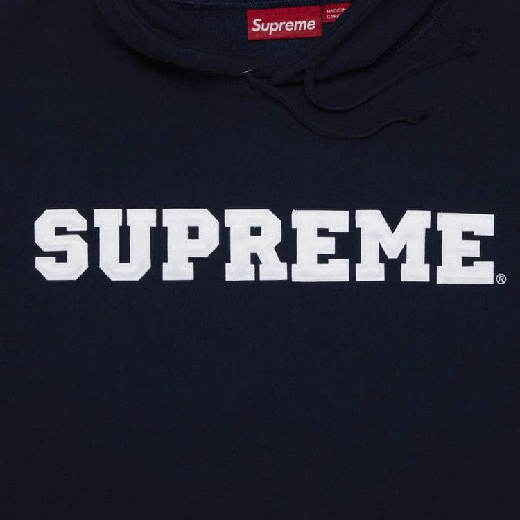 Supreme Collegiate Hoodie Navy