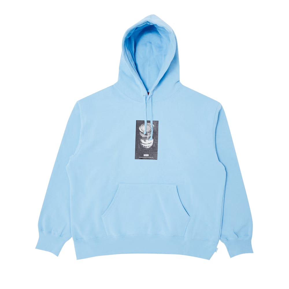 Supreme Soup Can Hoodie Light Blue