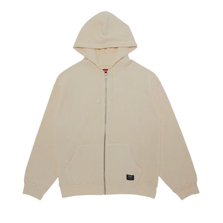 Supreme Hooded Zip Up Thermal Natural