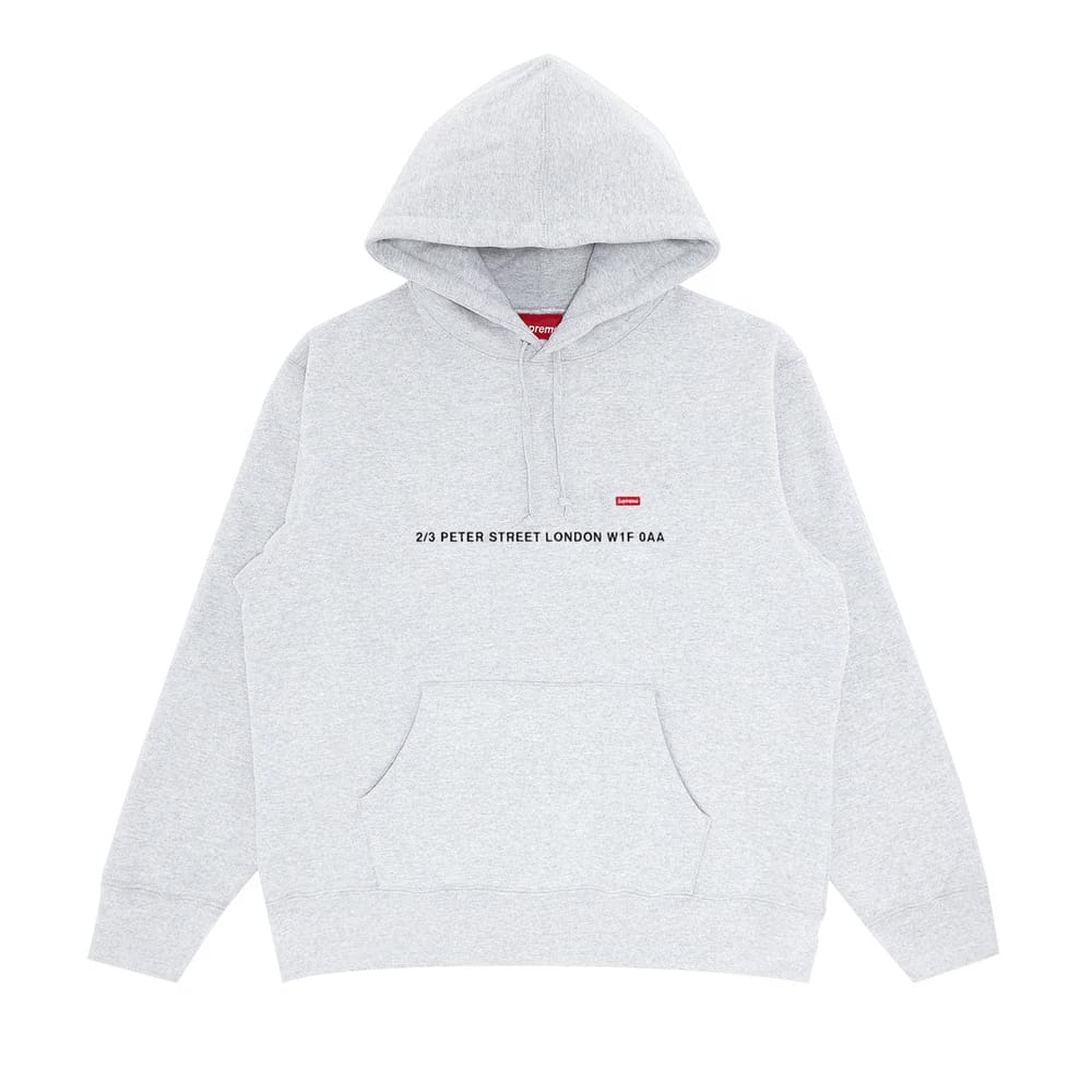 Supreme Shop Small Box Hoodie - London Ash Grey