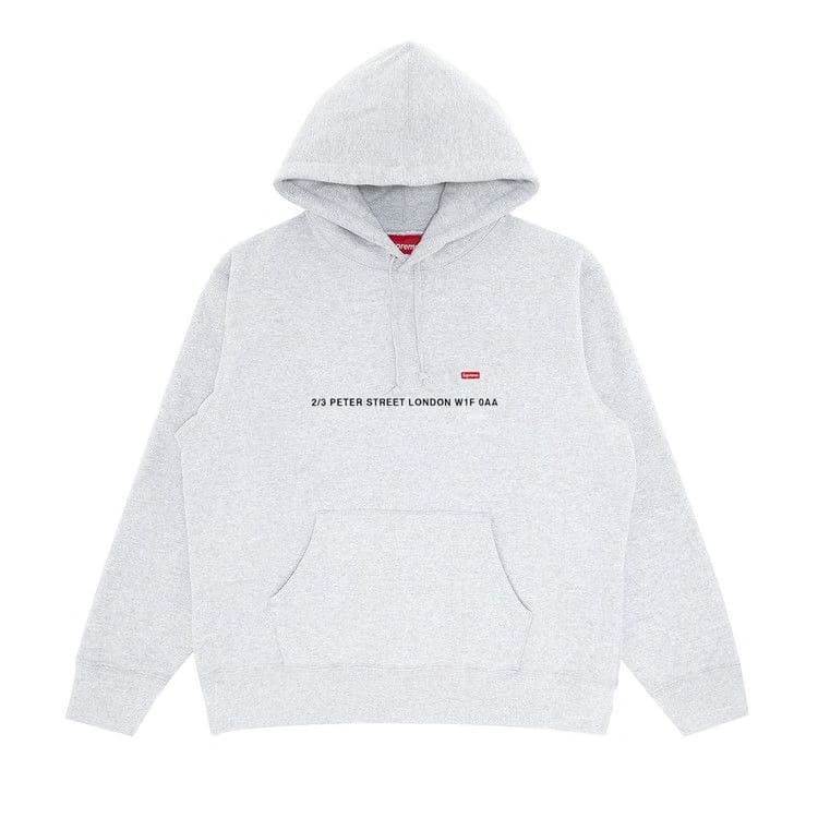 Supreme Shop Small Box Hoodie - London Ash Grey