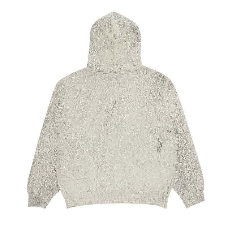 Supreme Crackle Zip Up Hoodie Natural