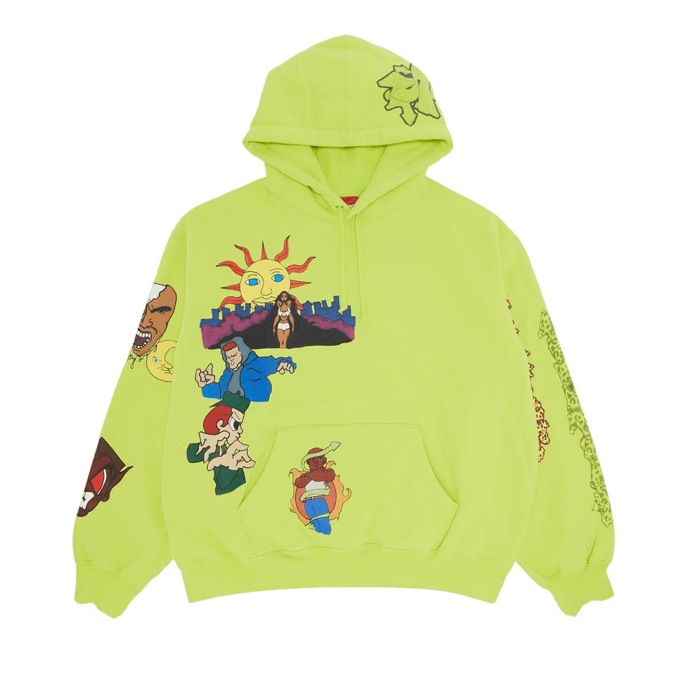 Supreme Sunrise Hoodie Acid Green