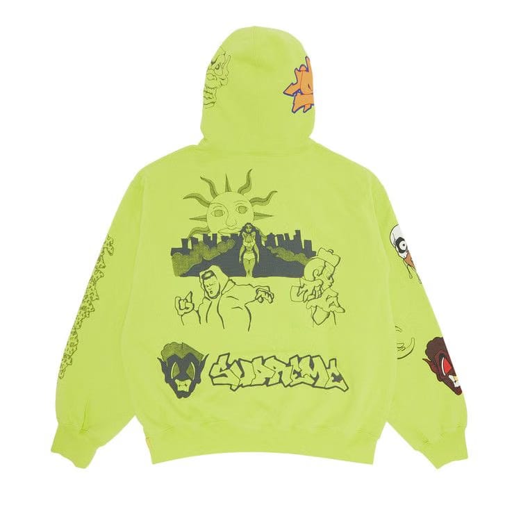 Supreme Sunrise Hoodie Acid Green