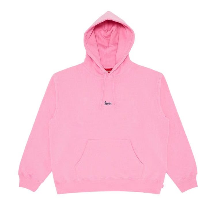 Supreme Micro Logo Hoodie Pink