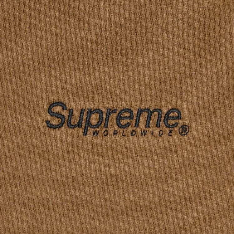 Supreme Worldwide Hoodie Olive Brown