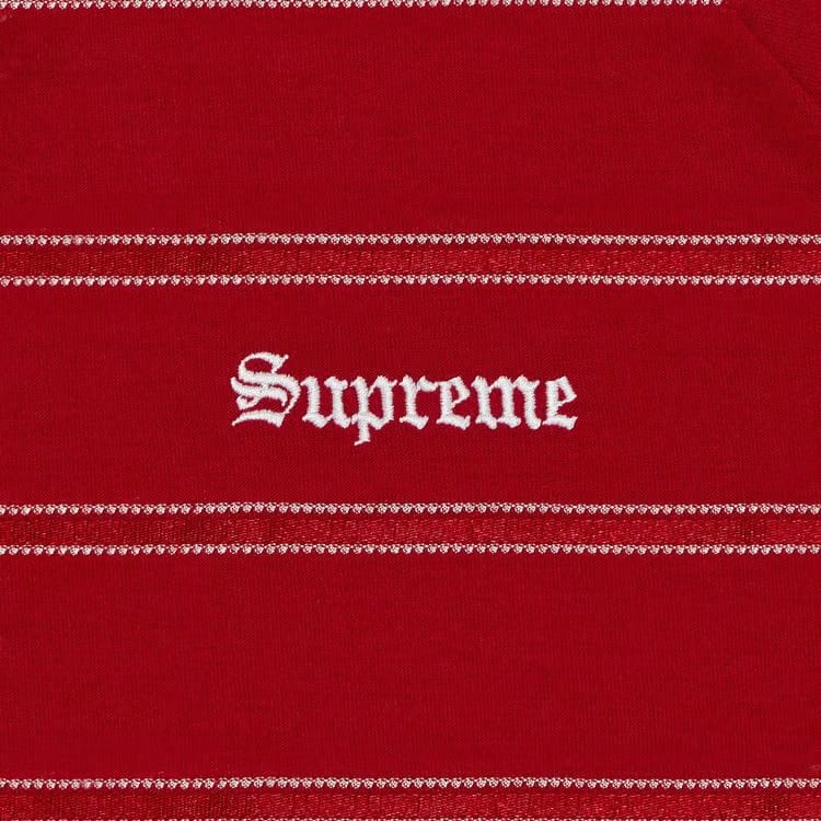 Supreme x Umbro Stripe Soccer Jersey Red
