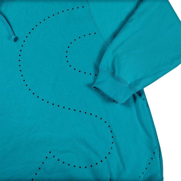 Supreme Laser Cut S Logo Hoodie Cyan